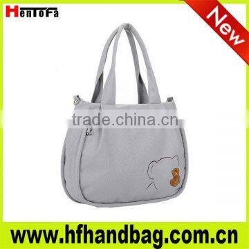 2013 Simple and delicate canvas shopping bag, fashion canvas tote shopping bag