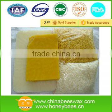 2015natural yellow bulk beeswax