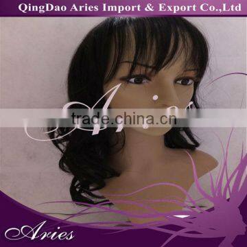 Indian Remy Hair Front Lace Wigs For Black Women With Baby Hair