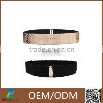 Elegant Metal Belt Elastic Belt for Lady Wholesale