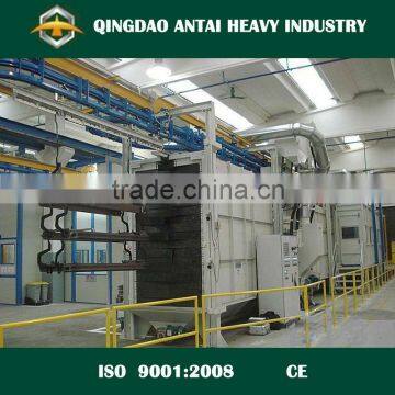 Q58 series Continuous overhead chaining type shot blasting cleaning machine