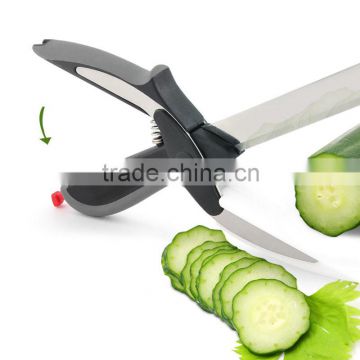 Clever vegetable Cutter 2-in-1 Food Chopper stainless steel clever cutter