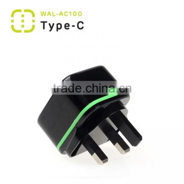 3A Type C with 2.4A Single USB UK EU US AU Main wall Charger