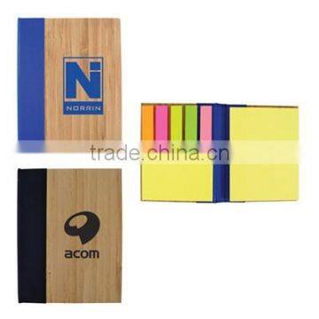 Folding Sticky-Note Flag Folder , promotional notebook,bamboo Sticky Notebook