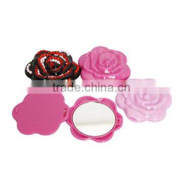 Wedding Favors Cheap Plastic Rose Flower Pocket Mirror photo-2