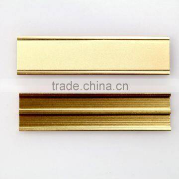 2015 best selling gold color name tag/ engraving namebadges