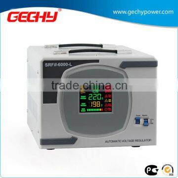 SRFII-6000-LED Desk Type Relay Control Type Stabilizer LED Digital Display Full Automatic AC Voltage Regulator