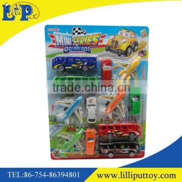 Interesting Mini Pull Back Plastic Vehicle Set Toy photo-2