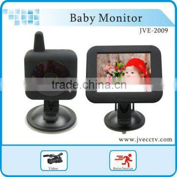 2.4ghz 3.5inch LCD Security Digital Night Vision Wireless Video Baby Monitor Camera,baby monitor wireless JVE2009 CE FCC RoHS