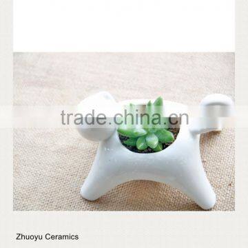 Mini Cat Ceramic Pot for Succulent Plants photo-2