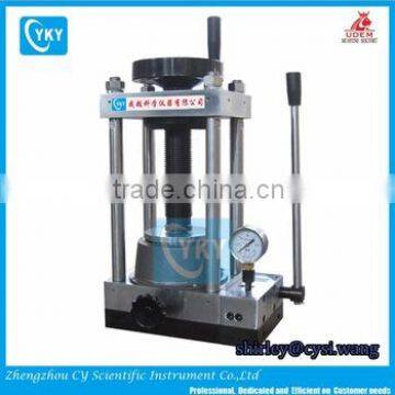 12T Laboratory Press with built in Hydraulic Pump & Safety Cover - YLJ-12