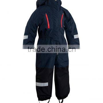 Waterproof Kid Ski Suit One Piece Snow Wear Black