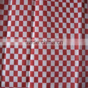 SGS 100% polyester printed peach skin fabric