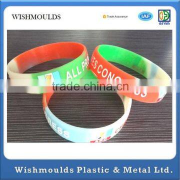 2015 Factory Price Wholesale Promotional Custom Silicon Wristband