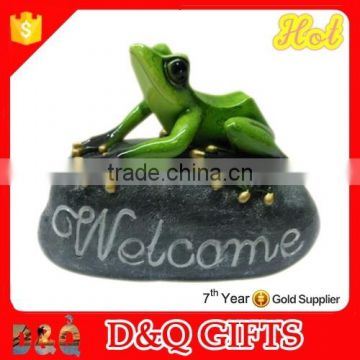 small size resin garden frog statues