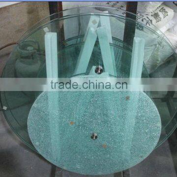 Table top ice cracked Laminated glass with AS/NZS 2208:1996 and EN12150 certificate