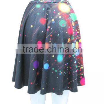 2015 New Arrival Sexy Girl Skater Skirt Pleated Skirt Mini Skirt