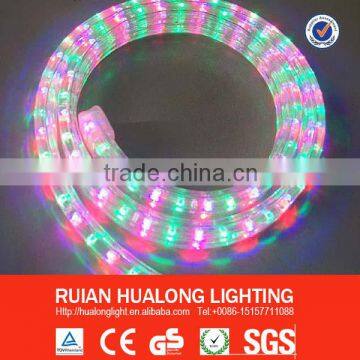 Mixed Color decoration light for home led rope light flat 4 wires