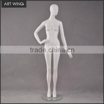 small realistic body painting display fiberglass female mannequin