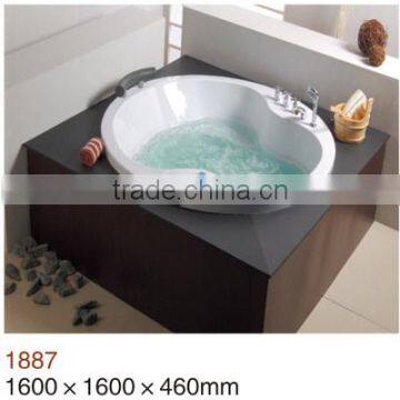 cUPC round bathtub shower,round acrylic drop-in bathtub,bathtub curve