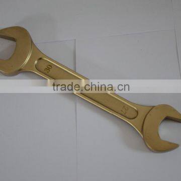 Anti spark tools; High quality sae double open end Wrench/ Spanner; Die forged;China Manufacturer;OEM service; No MOQ