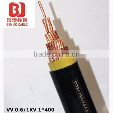 PVC or XLPE insulated copper core low voltage electric wire and cable