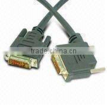 black color gold plated scart to vga cable