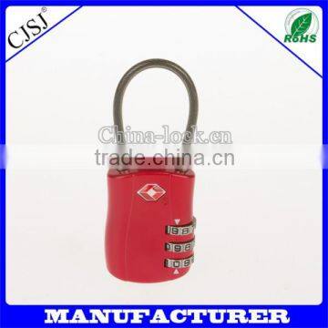 Popular Style Cheap Price Cable TSA lock For Luggage