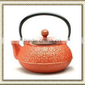 0.9L/31.7oz Tetsubin Cherry Blossom Cast Iron Teapot Red