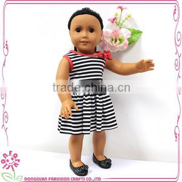 Simple doll dress clothes 100% cotton ONSALE striped outfit for 18 inch dolls