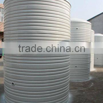 Solar round water tank