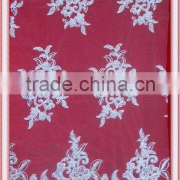 Fabric With Cutwork Embroidery Lace Fabric