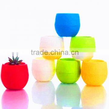 Pineapple shaped plastic flower pot