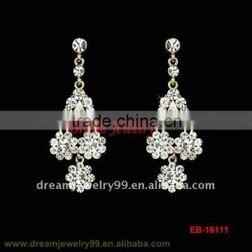 Fashion Earrings For Women Jewelry For Rhinestones Crystal Drop Earrings For Wedding Christmas