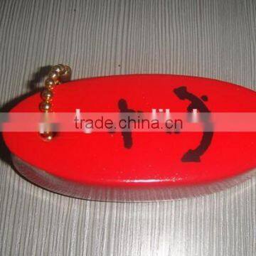 cheaper Promotional pu foam Floating Keychain,