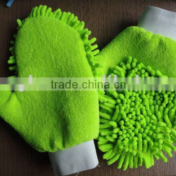 chenille cleaning mitt