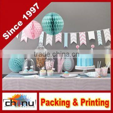 Ginger Ray Chevron Bunting Hanging Party Decoration - Chevron Divine (420026)