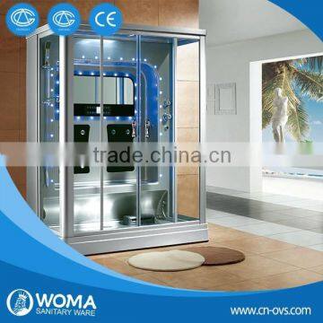 LED light indoor home use 2 person steam room