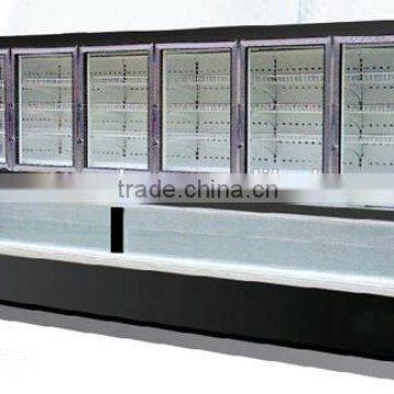 Combo freezer for store supermarket using