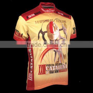 Wholesale China sublimated funny custom cycling jersey manufacturer