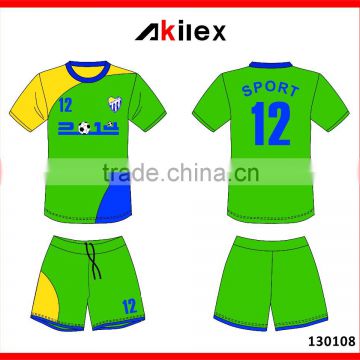 100% ployester soccer jerseys football shirt