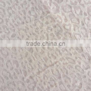 110g/sm Polyester Cotton Knit Single Jersey Burn-out Fabric,knit Burnt Discharge and Burn-out Print Fabric for Dress