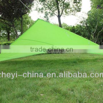 Triangle rain awning