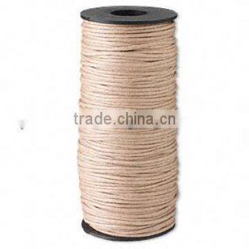 Wax cord Jewelry making supplies-1 mm natural color wax cord reel wheel for jewelry DIY making and craft supplies