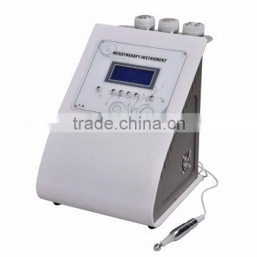 4 in 1 Mesotherapy Beauty Machine Ultrasonic Cold Hammer Facial Massage Skin Mesoporation