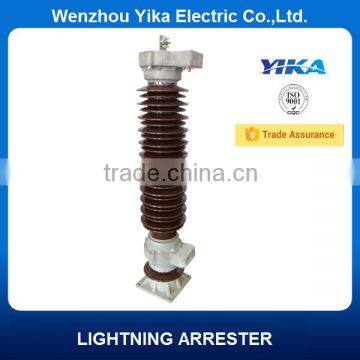 Wenzhou Yika 110KV Porcelain Lightning Arrester Substation 110KV Surge Arrester