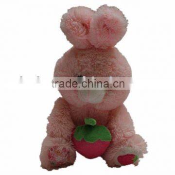 plush rabbit toys with strawberry