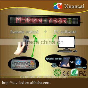 HOT! KBM500N-780RG(P7.62-7x80RGY) 65.2x9.7x3.4cm led wireless keyboard Support Indoor and outdoor Single /tricolor led Sign