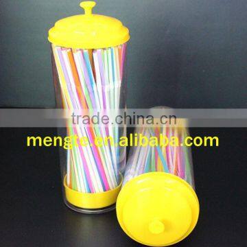 striped colorful flexible disposbale plastic PP drinking straws