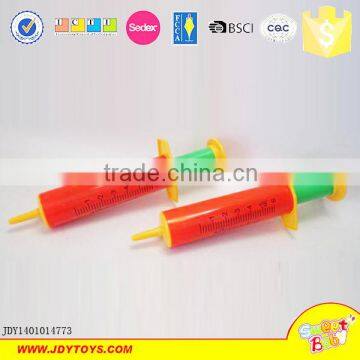 New design plastic cylinder needle water gun toy